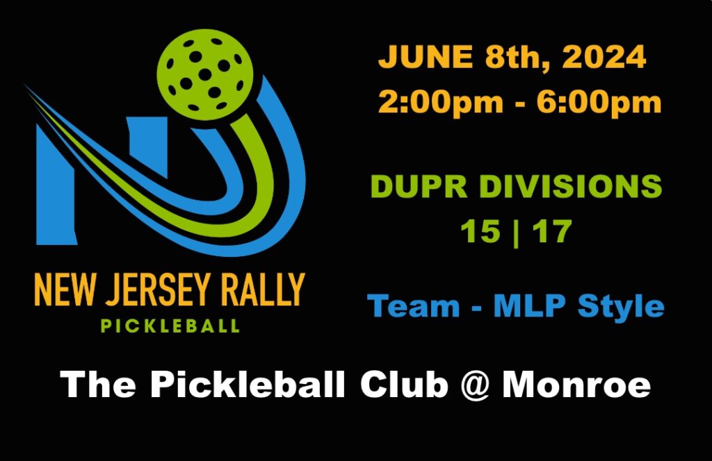 New Jersey Rally Pickleball MLP Style Team Event Swish Tournaments