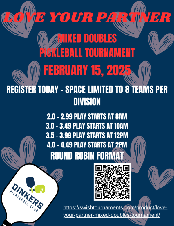 LOVE YOUR PARTNER – MIXED DOUBLES TOURNAMENT