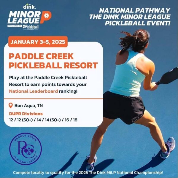 Minor League Pickleball @ Paddle Creek Pickleball Resort – Nashville, TN