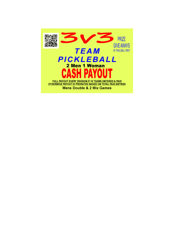 3v3 Pickleball