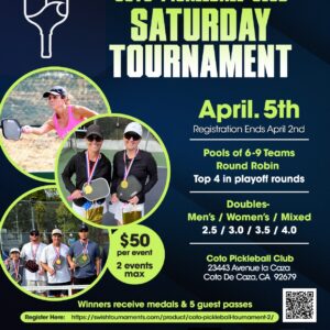 Coto Pickleball Tournament