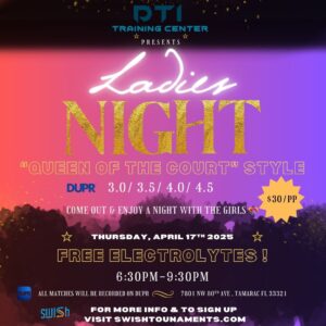 Ladies Night Queen of the Court