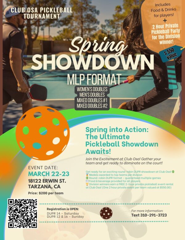 Club Osa Spring Pickleball Showdown