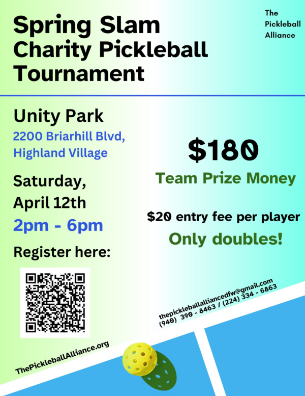 The Pickleball Alliance: Spring Slam Charity Tournament