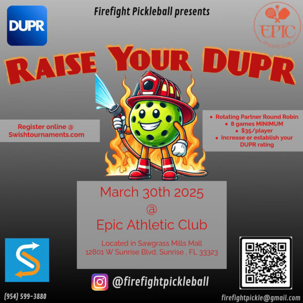 Raise Your DUPR @ Epic Athletic Club