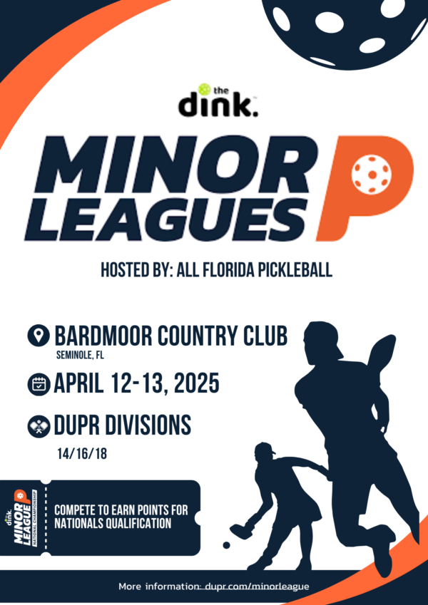 The Dink Minor League Pickleball @ Bardmoor Pickleball Club