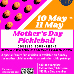 Mother’s Day Doubles Pickleball Tournament