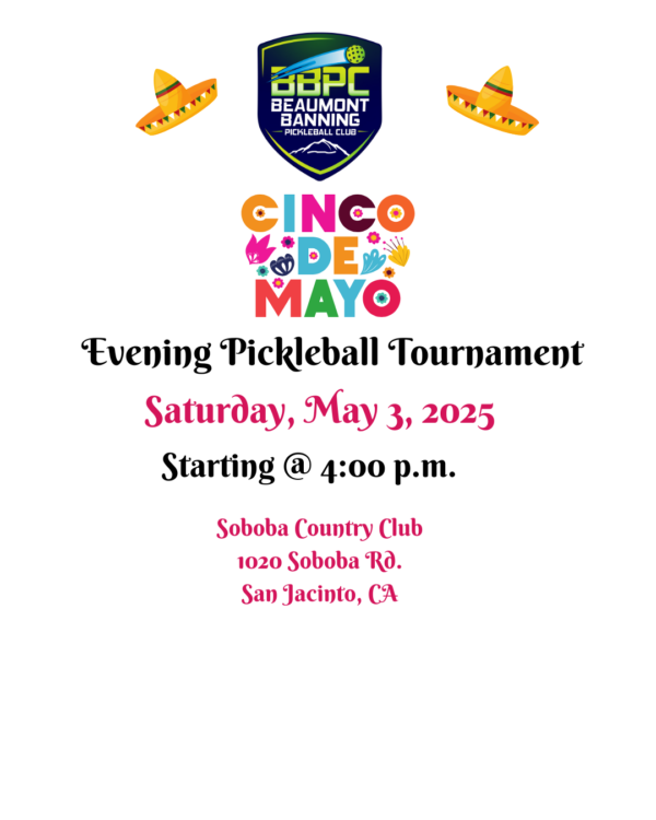 Cinco De Mayo Pickleball Tournament