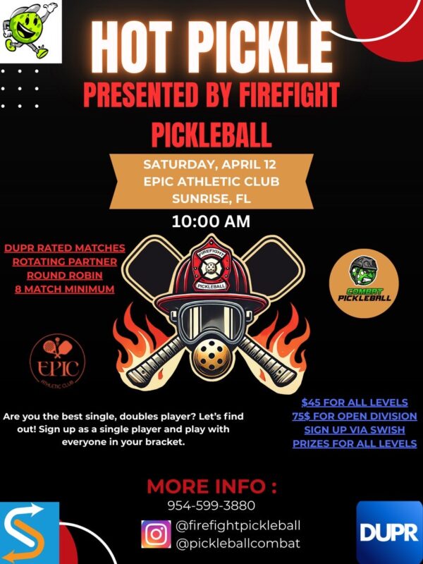 HOT PICKLE @ Epic Athletic Club by Firefight Pickleball