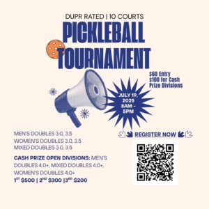 Coura Summer Pickleball Tournament