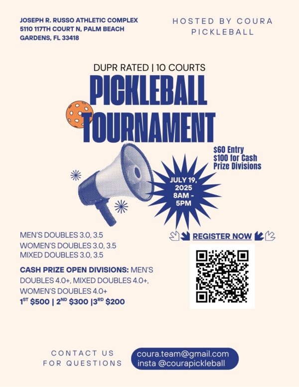 Coura Summer Pickleball Tournament