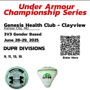 3 Player Under Armour Championship Series powered by InPickle Nation and sponsored by JustPaddles(June 28-29)