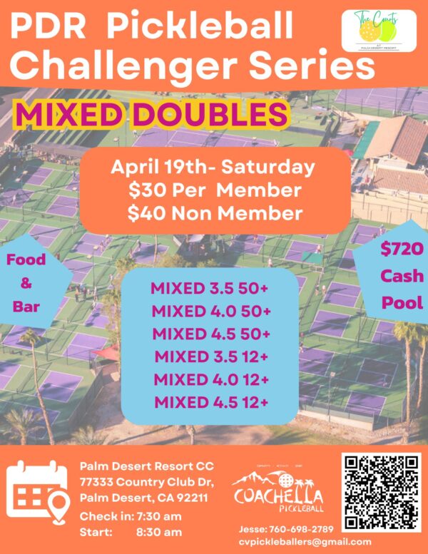Palm Desert Resort Club Challenger- Mixed Gender