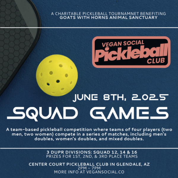 Vegan Social Pickleball Club | SQUAD GAMES