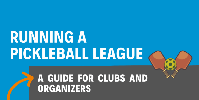 running a pickleball league graphic for clubs and organizers