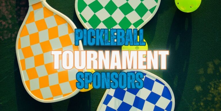 pickleball tournament sponsors graphic