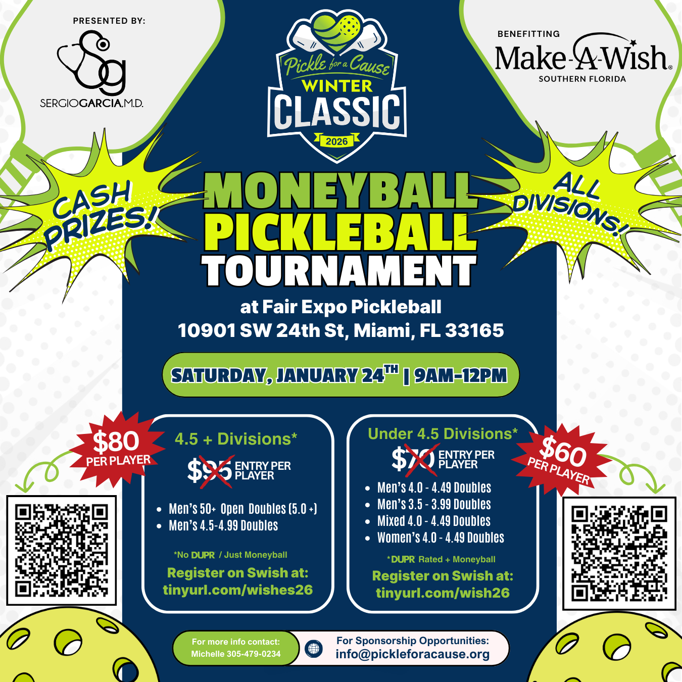 Pickle for a Cause Winter Classic 2026 Benefiting Make-a-Wish Foundation (Under 4.5)