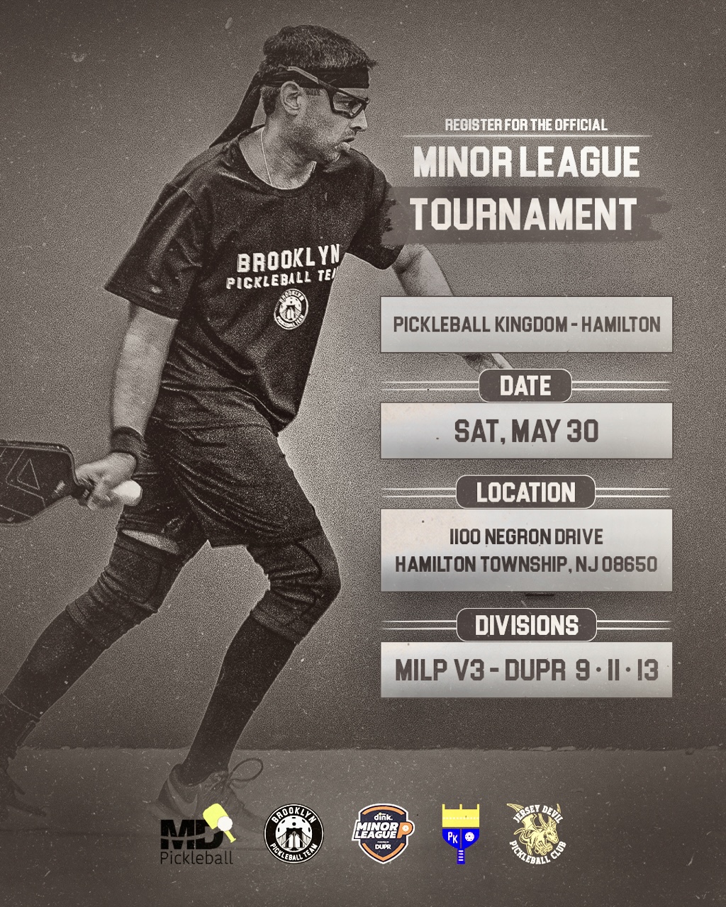 CANCELLED - The Dink MiLP v3 Tournament @ Pickleball Kingdom Hamilton, New Jersey
