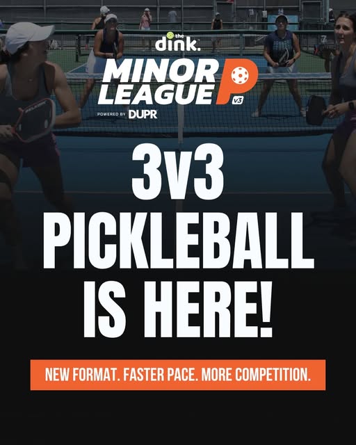 AUSTRALIA The Dink MiLP v3 Pickleball Womans DUPR 9 @ Vision Pickleball