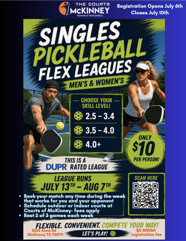 Courts of McKinney Singles Flex League