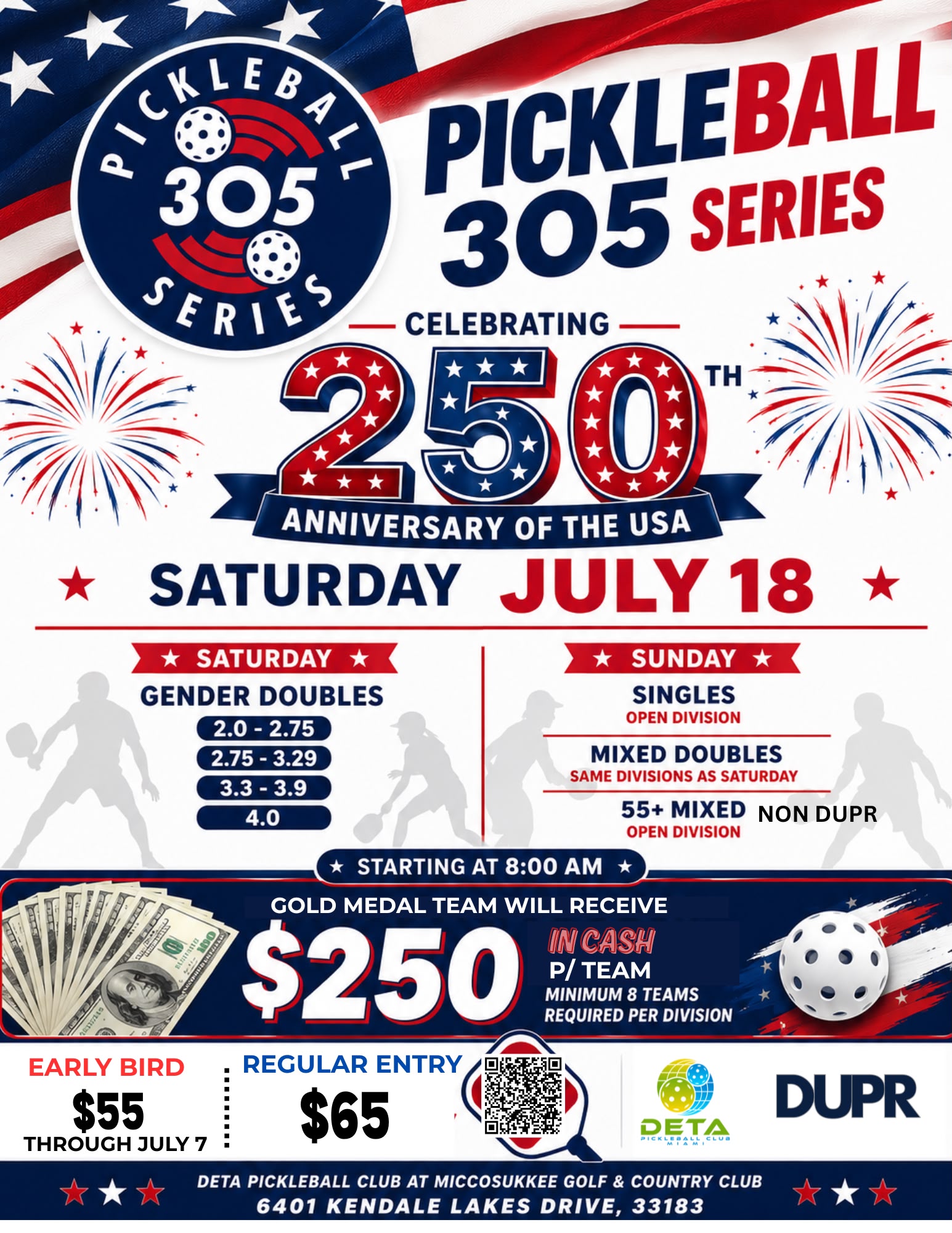 305 Series DETA- 250 Anniversary of USA – Money Ball